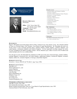 View Printable PDF Resume - TexasNeutrals.org: The Texas