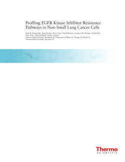 Profiling EGFR Kinase Inhibitor Resistance