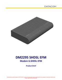 DM2295 SHDSL EFM