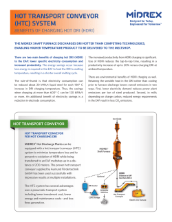 HOT TRANSPORT CONVEYOR (HTC) SYSTEM