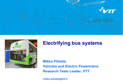 Electrifying bus systems