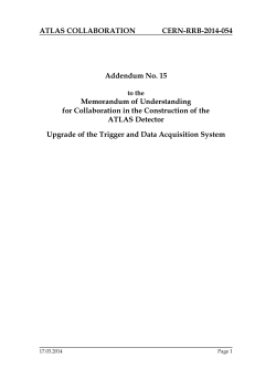 atlas collaboration cern-rrb-2014-054