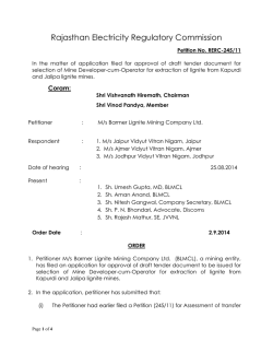 Download - The Rajasthan Electricity Regulatory Commission