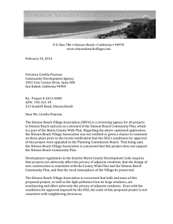 Letter to Veronica Corrella re 213 Seadrift2