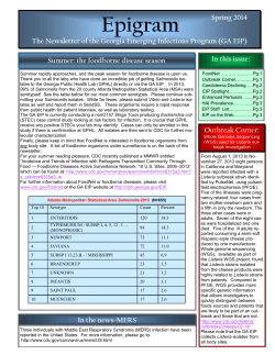 EIP newsletter Spring 2014 PDF