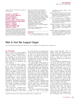 Skin Is Not the Largest Organ