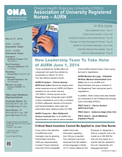 AURN - Oregon Nurses Association