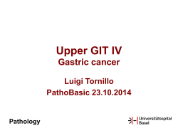 Upper GIT IV Gastric cancer