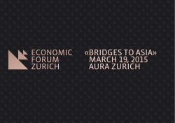 Bridges to Asia - March 13, 2015