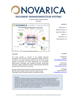 DOCUMENT MANAGEMENT/ECM SYSTEMS