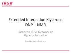 Extended Interaction Klystron