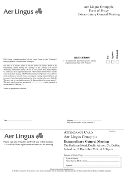 6479 Aer Lingus Group EGM Proxy.qxd