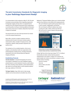 Is your Radiology Department Ready?
