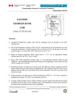 EASTERN GEORGES BANK COD