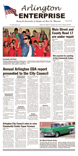 Annual Arlington EDA report presented to the City Council