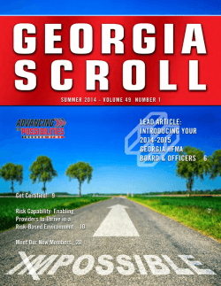 GEORGIASCROLL - Georgia Chapter HFMA
