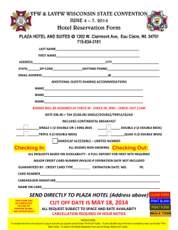 PLAZA HOTEL AND SUITES  1202 Clairmont Ave, Eau