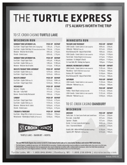 MN WI Bus Schedule - St. Croix Casino Turtle Lake