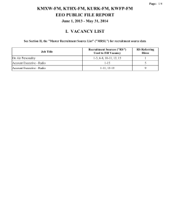 EEO Public File Report