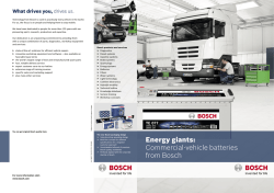 Energy giants: Commercial-vehicle batteries from Bosch