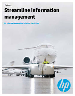 Streamline information management - HP - Hewlett