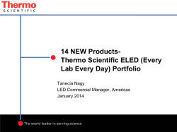 Thermo Scientific ELED - Clarkson Laboratory and Supply