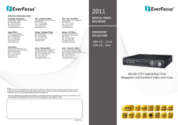 edr hd - 2h14 / edr hd - 4h4 - Surveillance