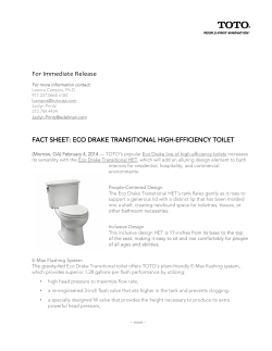 ECO DRAKE TRANSITIONAL HIGH-EFFICIENCY TOILET