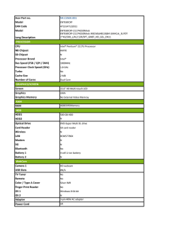 Acer Part no. NX.C35EK.001 Model EAN Code Model Long