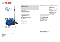 Bosch BSGL3228GB Vacuum cleaner Predeccessor: Successor