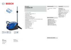 Bosch BSGL3228GB Vacuum cleaner Predeccessor: Successor