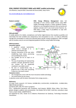 EEM, ENERGY EFFICIENCY MNG with MMT mobile technology