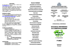 ECOLOGICAL PERFORMANCE IN A COMPETITVE ECONOMY