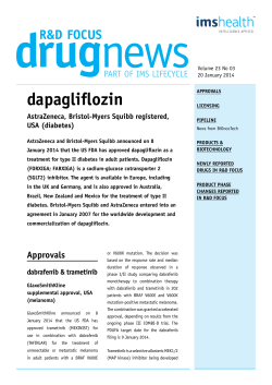 BiOncoTech featured in IMS DrugNews January issue