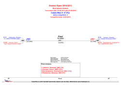 Greece Open 2014 (G1)