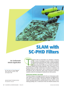 SLAM with SC-PHD Filters SLAM with SC