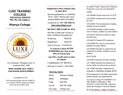 Brochure ECD ver 1.pub - Luxe Training College