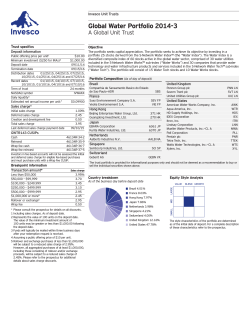 GWTR143 Fact Card - Global Water Portfolio (PDF)