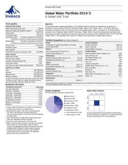 GWTR143 Fact Card - Global Water Portfolio (PDF)