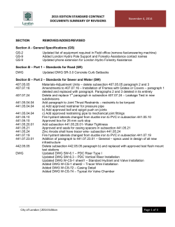 2015 edition standard contract documents summary