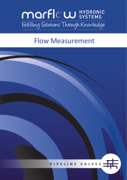 Flow Measurement - Marflow Hydronic Systems