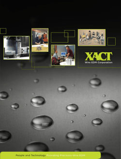 Download Now - Xact Wire EDM Corporation
