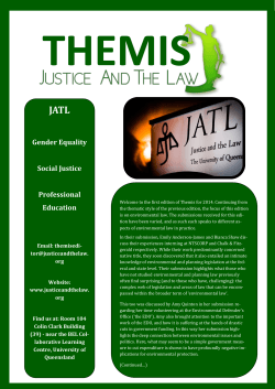Themis – First Edition 2014 - JATL | Justice And The Law