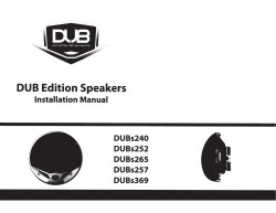 DUB Edition Speakers