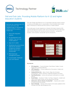 Dell and Dub Labs: Providing Mobile Platform