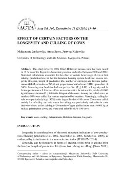 Full text PDF - About ASP Zootechnica
