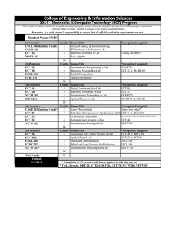 ECT Electronics and Computer Technology