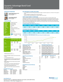 Dynamic Advantage Bond Fund