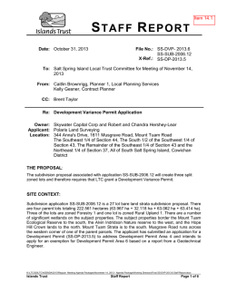 Item 14.1 &ndash; SS-DVP-2013.6 Staff Report