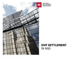 dvp settlement